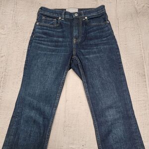 Everlane Bootcut Crop Jeans‎ Raw Hem Size 25 Blue